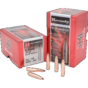 Hornady ELD Match 6.5mm 147 Gr Extremely Low Drag-Match