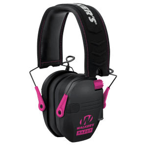 Walkers Game Ear Razor Slim Electronic Ear Muffs 23 dB (Pink/Black)