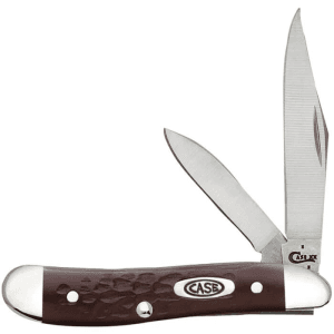 Case Peanut 2-Blade Pocket Knife 2.10/1.53 (Brown) 00046