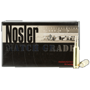 Nosler Match Grade 22 Nosler 77 Grain Custom Competition Hollow Point Boat-Tail (Box)