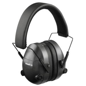 Champion Targets Electronic Muffs Black Over the Head