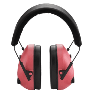 Champion Pink Black Over-the-Head Earmuffs