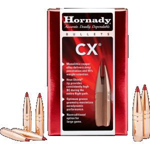 Hornady CX 22Cal .224 70gr Monolithic Hunting Bullets