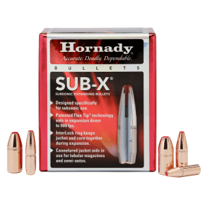 Hornady Sub-X 45 Caliber 395gr Subsonic Expanding Projectiles