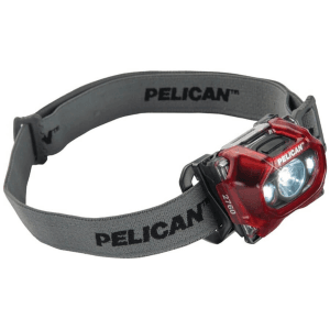 Pelican Progear 2760C LED Headlamp  289 Lumen (Gray/Red)