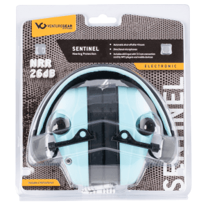 Pyramex Venture Gear Sentinel Muff 26 dB Blue-Black 1 Pair