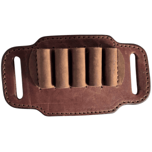 Brown Leather Ammo Belt Slide by 1791 Gunleather