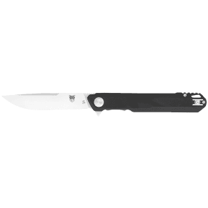 CobraTec Monarch G-10 Folding Knife D2 Black Handle