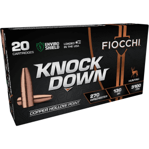 Fiocchi Knock Down 270 Win 130 Grain Hollow Point (Box)