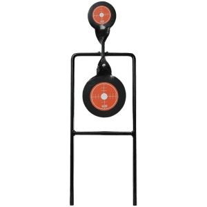 Champion Centerfire Double Gong Spinner Target Black/Orange