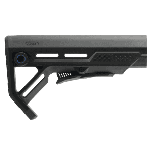 Strike STRIKEESMOD1BKBLU MOD1 MilSpec Black with Blue Accent Synthetic for AR15 M16