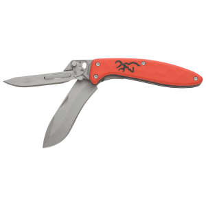 Browning Primal Scalpel 2 Blade Replaceable Knife Orange