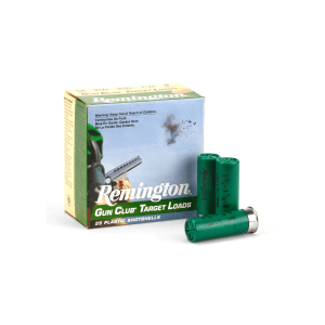 Remington Gun Club Target Loads 12GA 2-3/4 1-1/8oz 8 Shot (25 Rounds)