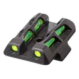 HiViz LiteWave Rear Sight for Glock 42/43 Green Fiber Optic