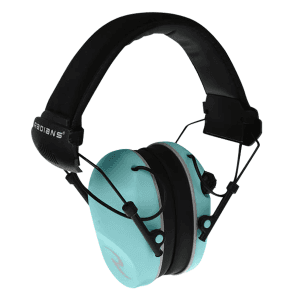 Radians R3200 Dual Mic Muff 23 dB Aqua Blue 1 Pair