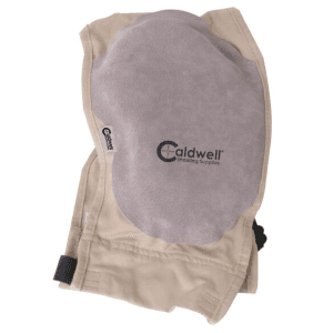 Caldwell 330110 Super Mag Plus Recoil Shield Tan Cloth wLeather Pad Ambidextrous