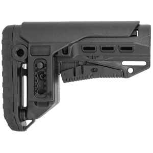 NcStar DLG130052 Compact PCP52 MilSpec Stock Black Synthetic Collapsible with Adjustable Cheekpiece