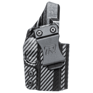 Rounded Gear Kydex IWB Black Kydex Fits Sig P365 Belt Clip Right Hand