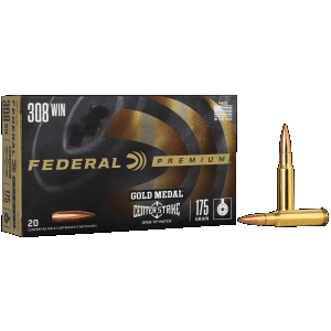 Federal Gold Medal 308 Winchester 175 Grain Open Tip Match (Box)