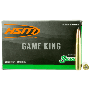 Hsm Game King 30-06 Springfield 165 Gr Sierra GameKing Spitzer Boat Tail (Box)