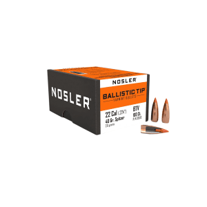 Nosler Ballistic Tip 22 Cal 40gr Spitzer 100/Box