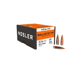 Nosler Ballistic Tip 22 Caliber 55 Gr Spitzer Point