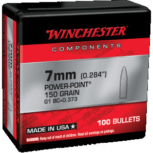 Winchester 7mm 150gr Power Point Bullets Box of 100