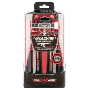 Real Avid/Revo Accu-Punch Hammer and Rifle Pin Punch Set (Multi-Color)