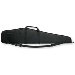 Bulldog Black Nylon Water Resistant Textured 48 Scoped Rifle Case BD240