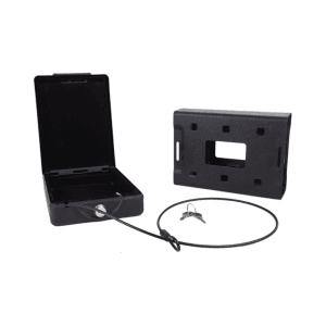 Bulldog Cases Car Safe with Mounting Bracket 8.7x6x2.5 (Black)