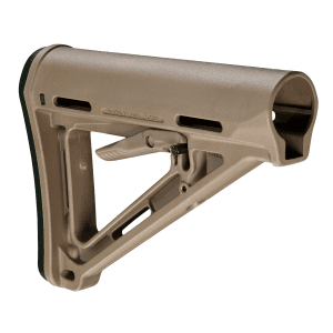 Magpul MAG400FDE MOE Carbine Stock Flat Dark Earth Synthetic for AR15 M16 M4 with MilSpec Tube (Tube Not Included)