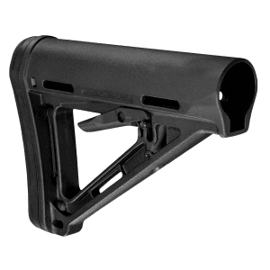 Magpul MAG401BLK MOE Carbine Stock Black Synthetic with AR15 M16 M4 with Commercial Tube (Tube Not Included)