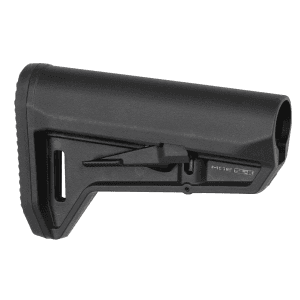 Magpul MAG626BLK MOE SLK Carbine Stock Black Synthetic for AR15 M16 M4 with MilSpec Tube (Tube Not Included)
