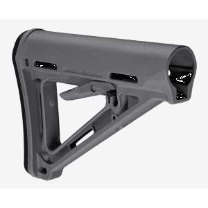 Magpul MAG400GRY MOE Carbine Stock Stealth Gray Synthetic for AR15 M16 M4 with MilSpec Tube (Tube Not Included)