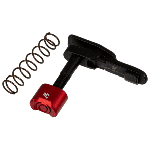 Strike Industries Ambidextrous Red Magazine Release Aluminum