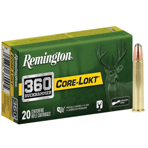 Remington Core-lokt 360 Buckhammer 200 Gr Soft Point Core Lokt (Box)