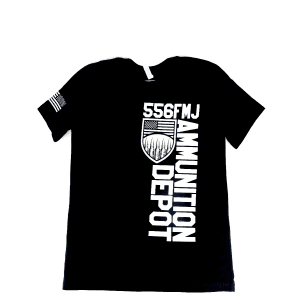 Ammunition Depot Vertical Print T-Shirt  Black (4XL)