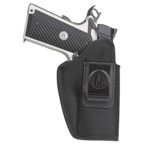 1791 Gunleather Premium Nylon Black Left 04 Clip-On Ballistic Nylon Holder PNIWB4BLKL