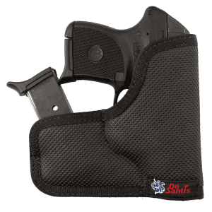 Desantis Gunhide Nemesis Black Revolver Pocket Holster with 2 Compartments M33BJN3Z0
