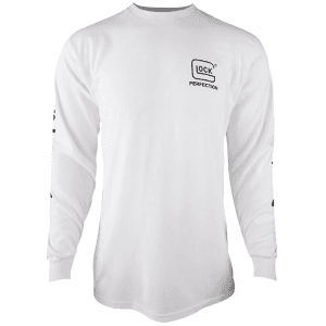 Glock Perfection Men's Long Sleeve T-Shirt  Size 2XL (White)