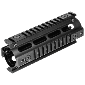 NcStar MAR4S Quad Rail Carbine Length AR15 Black Hardcoat Anodized Aluminum 6.70