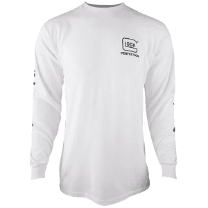 Glock Perfection Men's Long Sleeve T-Shirt  Size Medium (White)