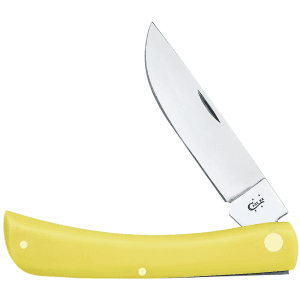 Case Yellow Synthetic Sod Buster Folding Knife (Smooth Yellow)