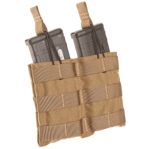 Tacshield Speed Load Double Rifle Mag Pouch Coyote 1000D Nylon