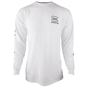 Glock Perfection Men's Long Sleeve T-Shirt  Size XL (White)