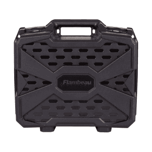 Flambeau Outdoors Double Deep Tactical Pistol Case (Black)
