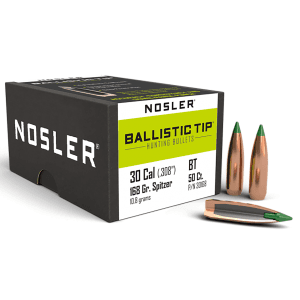 Knights MFG Ballistic Tip 30 Caliber 168 Gr Spitzer