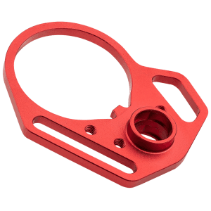 Strike Industries ARULMFEPACNRED QD End Plate QD End Plate with Hook Attachments AntiRotation Castle Nut Red Finish