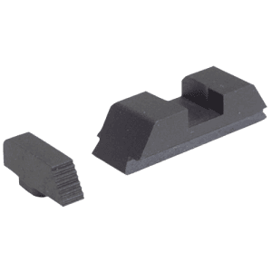 AmeriGlo Range Series Sight Set for Glock Black Serrated Target
