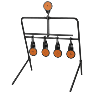 Caldwell AR500 Steel Resetting 2.50 Impact Targets (Black/Orange)
